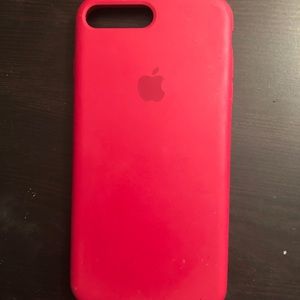 Apple Silicone iPhone 7/8+ case Hibiscus